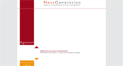 Desktop Screenshot of next-generation-schauspiel.de
