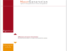 Tablet Screenshot of next-generation-schauspiel.de